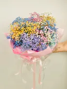 Букет: &laquo;Радужная Гипсофила&raquo;