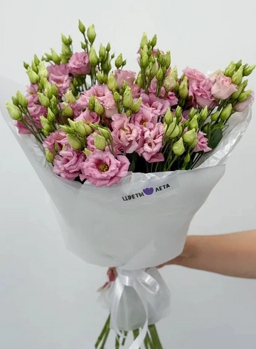 Букет: «Утонченная эустома 13» от интернет-магазина цветов в 