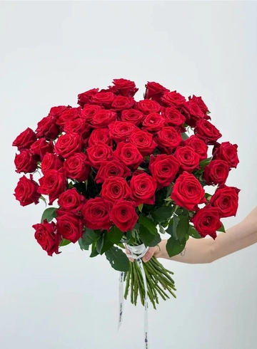 Букет: «Красный бархат 51» от интернет-магазина цветов в 