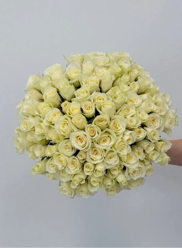 Букет: «Белая Кения 101» от интернет-магазина цветов в 
