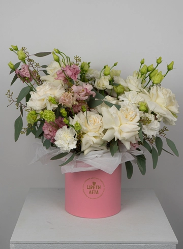 Композиция: «Белое кружево» от интернет-магазина цветов в 