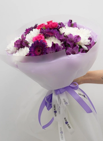 Букет: «Лиловый сон» от интернет-магазина цветов в 