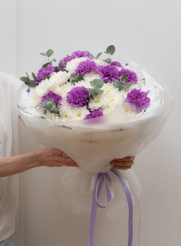 Букет: «Тайна Лунной Ночи» от интернет-магазина цветов в 