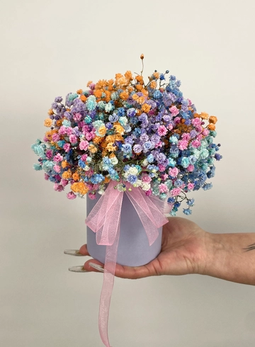 Композиция: &laquo;Радуга Гипсофилы&raquo; от интернет-магазина цветов в 